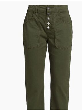 Veronica Beard Arya Cargo Straight-Leg Pants